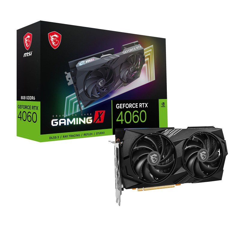 CARTE GRAPHIQUE MSI GEFORCE RTX 4060 GAMING X 8G – 912-V516-003 - MSI