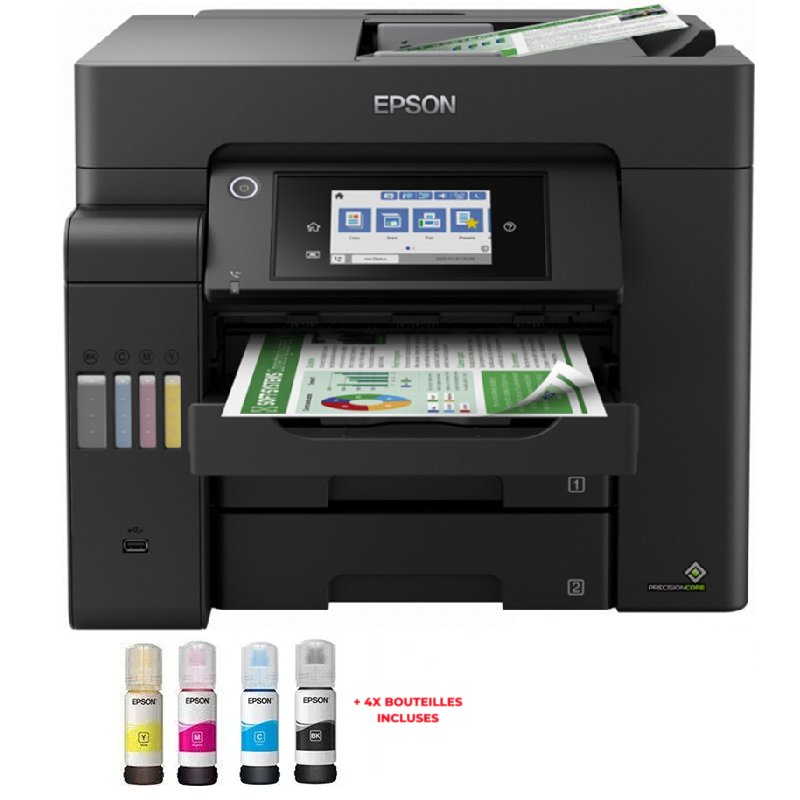 Imprimante à Réservoir Intégré Epson ECOTANK L6550 4 En 1 Couleur Wifi -C11CJ30403 - Epson