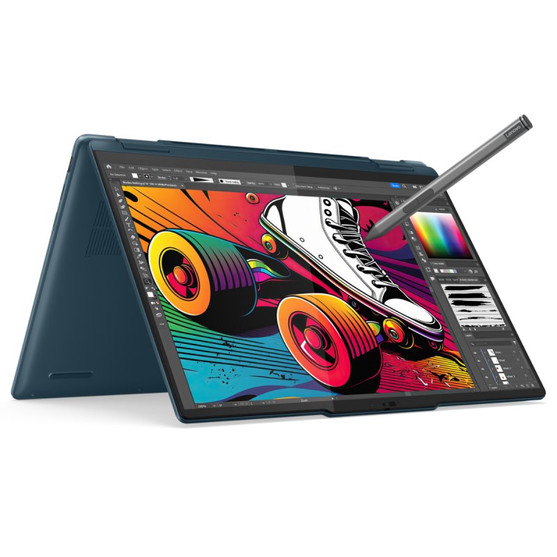 Pc Portable Lenovo Yoga 7 14IML9 Ultra 7 155U 16Go 1 TB SSD Bleu – 83DJ00D4FG - Lenovo