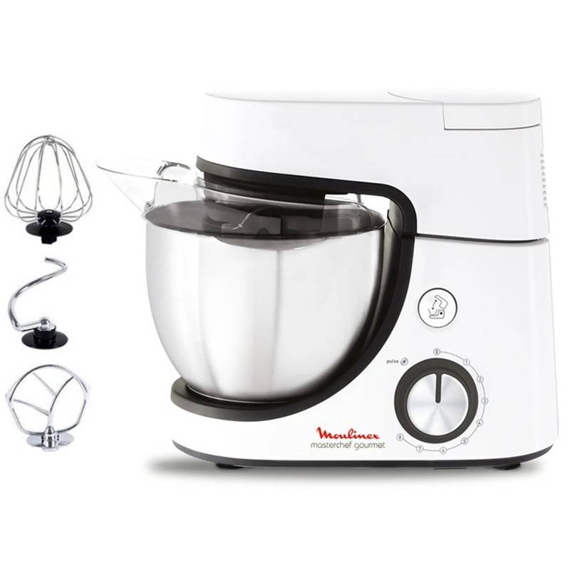 Robot pâtissier MOULINEX MasterChef Gourmet - Blanc - Moulinex