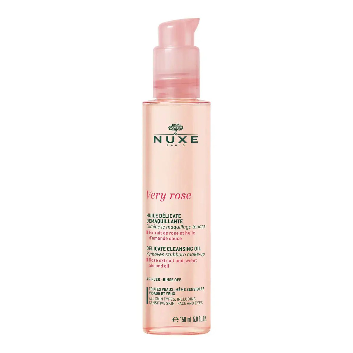 NUXE Very Rose Huile Delicate Demaquillante 150ml - Nuxe