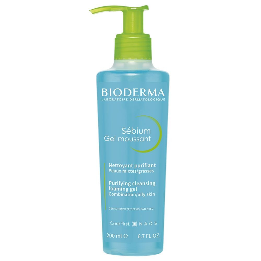BIODERMA Sébium Gel Moussant Purifiant Pompe 200ml - Bioderma