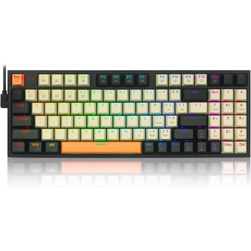 Clavier Gamer Filaire Redragon KITAVA K636CLO RGB Red Switch