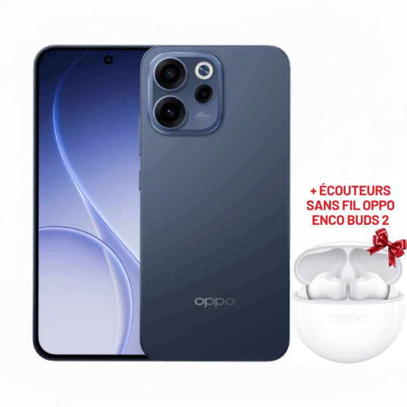 Smartphone Oppo Reno 15F 5G 24Go 512Go – Bleu Crépuscule - OPPO