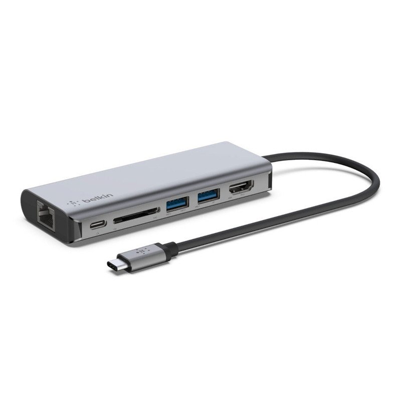 Adaptateur Belkin Multiport Usb-c 6-en-1 – Silver – Avc008btsgy