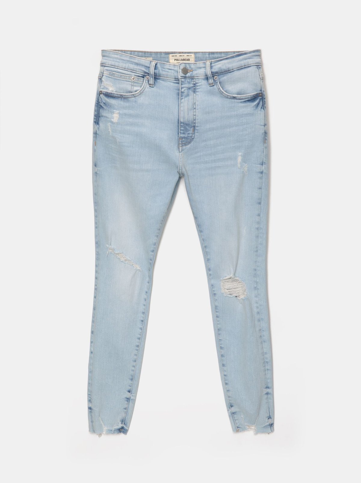 Pantalon Denim Carrot Déchiré PK AZ - Indigo Outlet