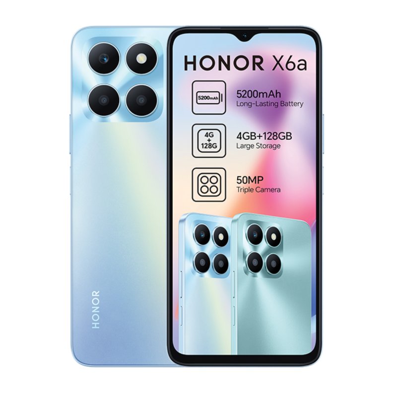 HONOR X6A 4GB 128GB – SILVER - Honor