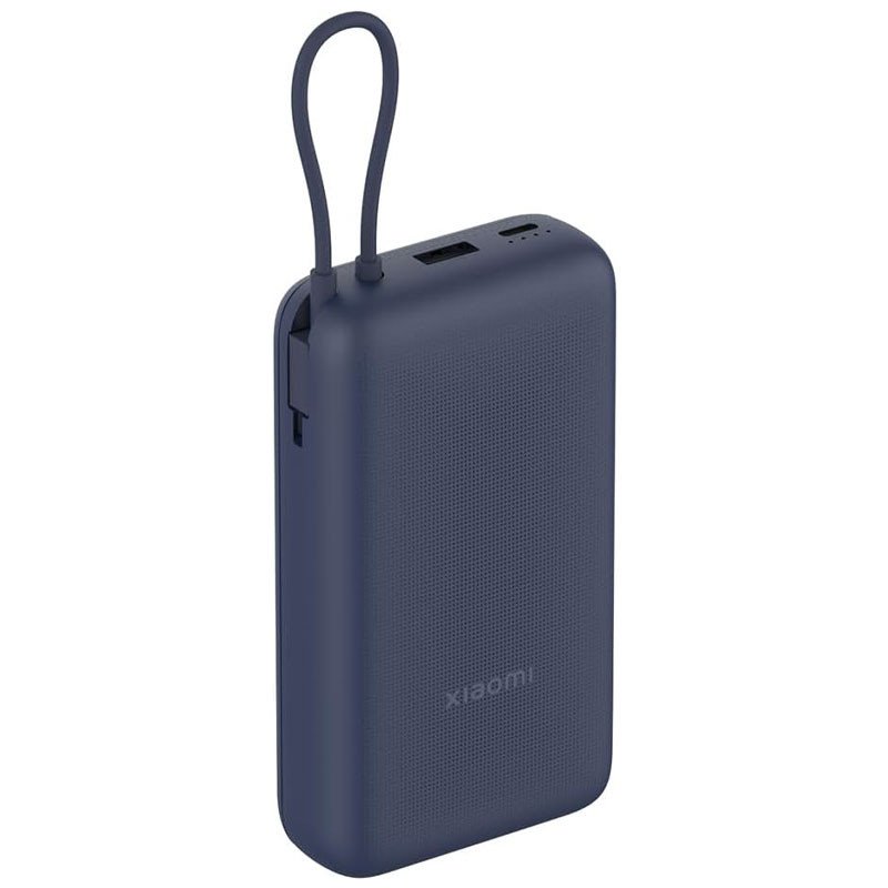 Power Bank XIAOMI 33W 20000mAh (Câble Intégré) Bleu – 58248 - Xiaomi
