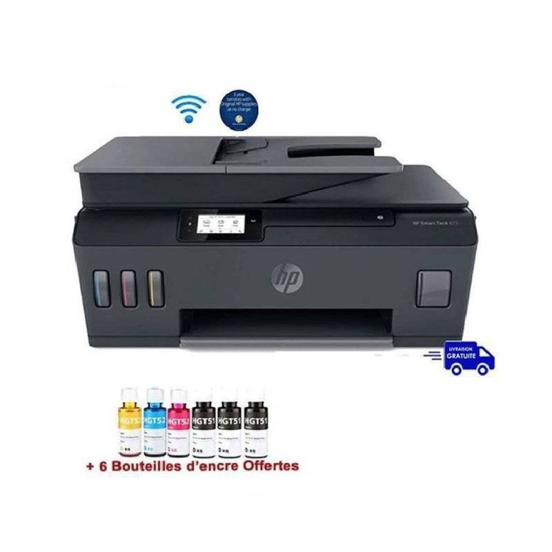 Imprimante HP SMART TANK 615 à Réservoir intégré 4en1 Couleur WIFI - HP