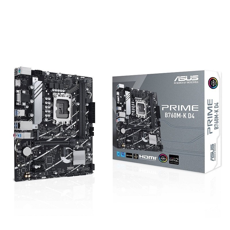 Carte Mère Asus Prime B760M-K D4 - ASUS