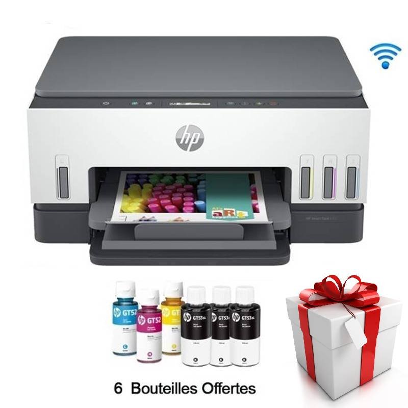 Imprimante à réservoir intégré HP Smart Tank 670 3en1 WiFi Couleur - HP