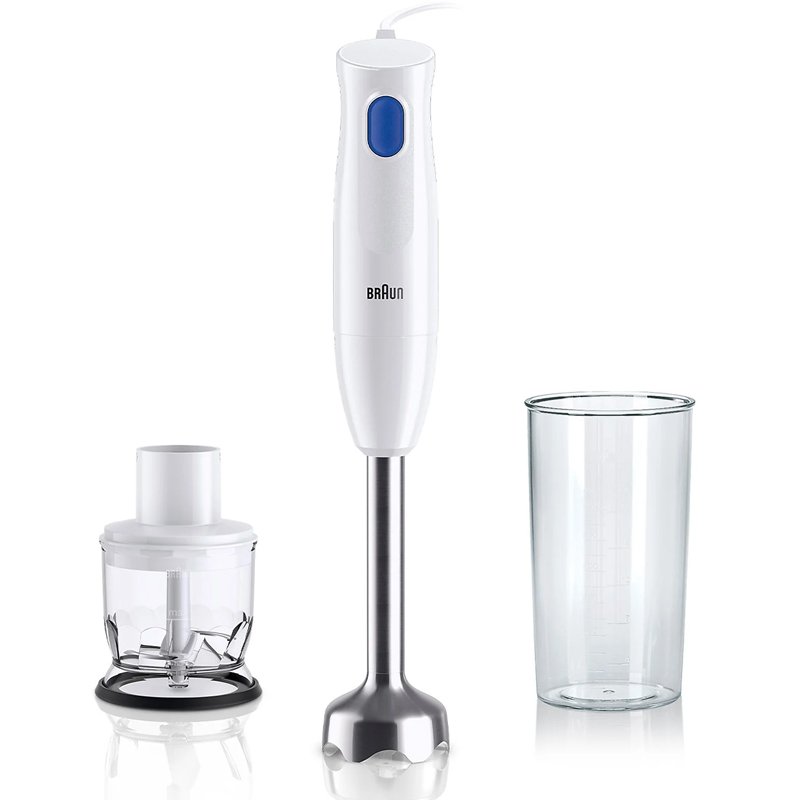 Mixeur Plongeant 2EN1 BRAUN MQ10201M 450W - Blanc - Braun