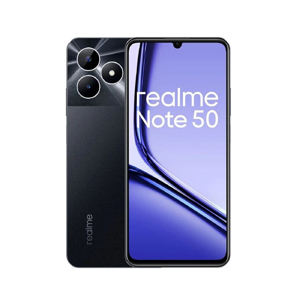 Smartphone realme Note 50 64GB + 3GB Midnight Black - Realme
