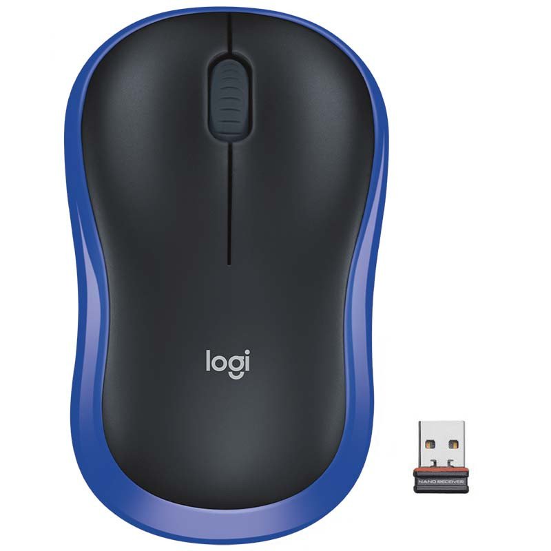 Souris Logitech Sans Fil M185 – Bleu -910-002236 - Logitech