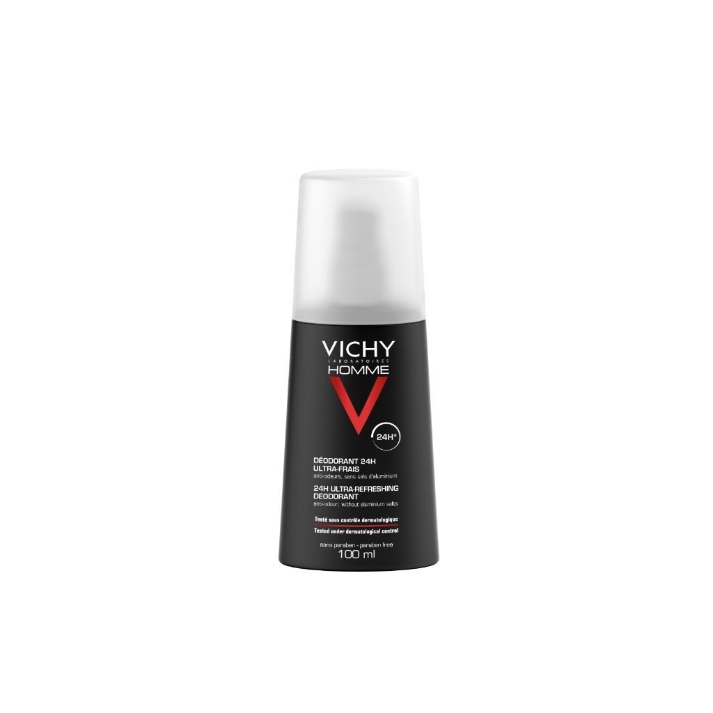 Vichy Homme Déodorant Vaporisateur Ultra-Frais 100ml - Vichy