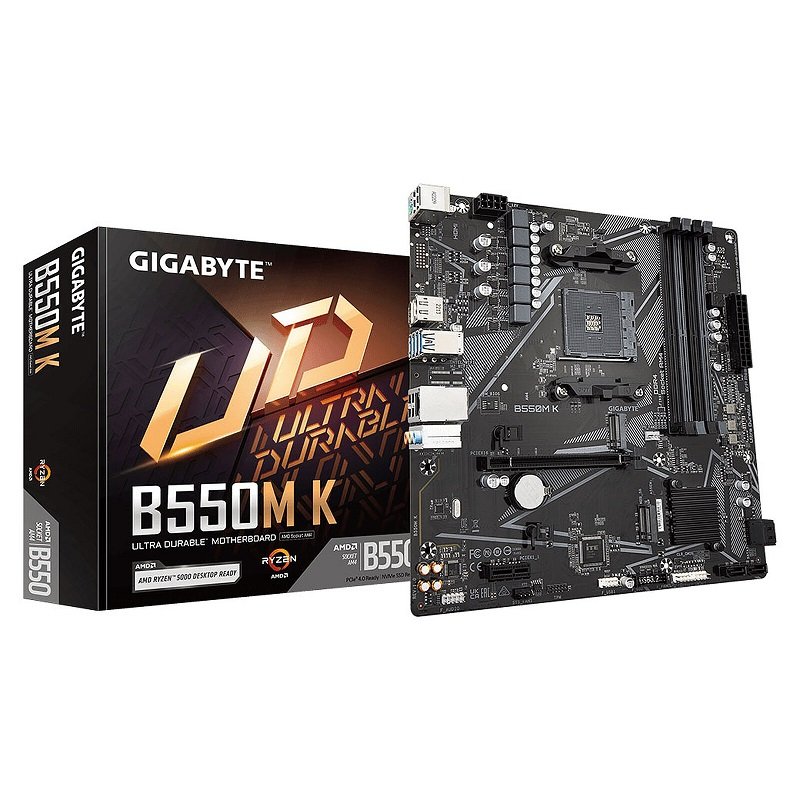 Carte Mére Gigabyte B550M-K – GBT-B550M-K - Gigabyte