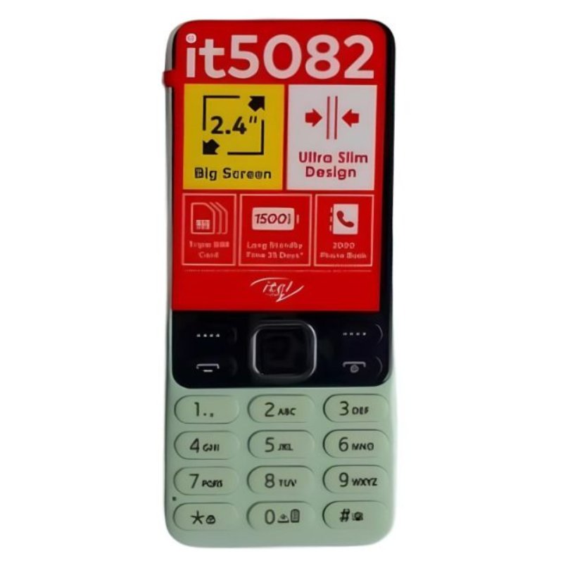 Téléphone Portable Itel IT5082 – Vert - Itel