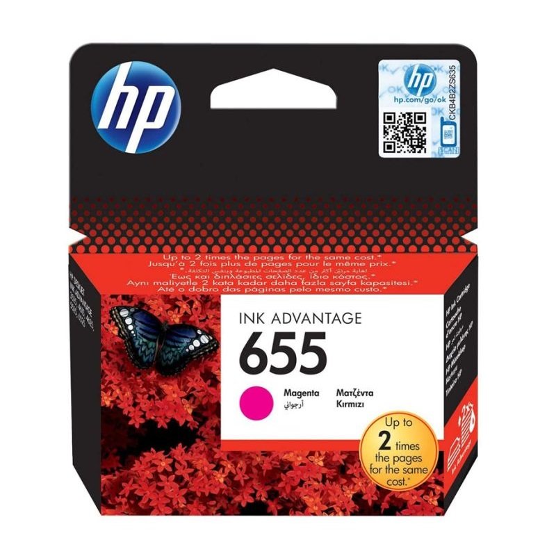 Hp 655 Cartouche D&rsquo;encre Magenta Advantage Authentique- CZ111AE - HP