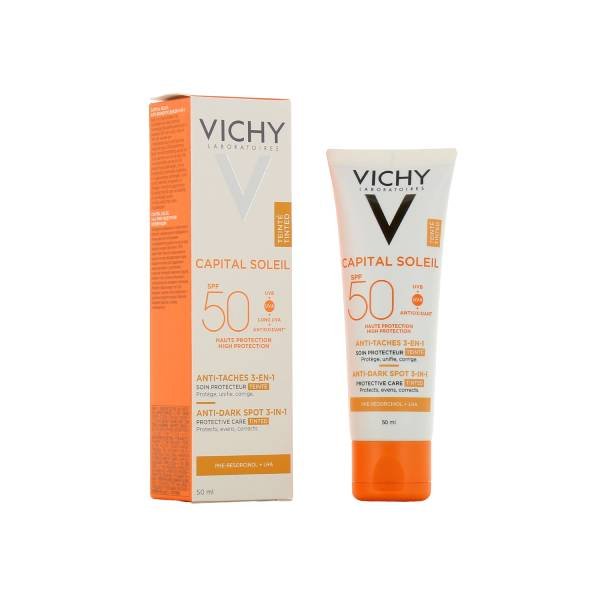 VICHY CAPITAL SOLEIL Soin anti-taches teinté 3-en-1 SPF50+ - Vichy