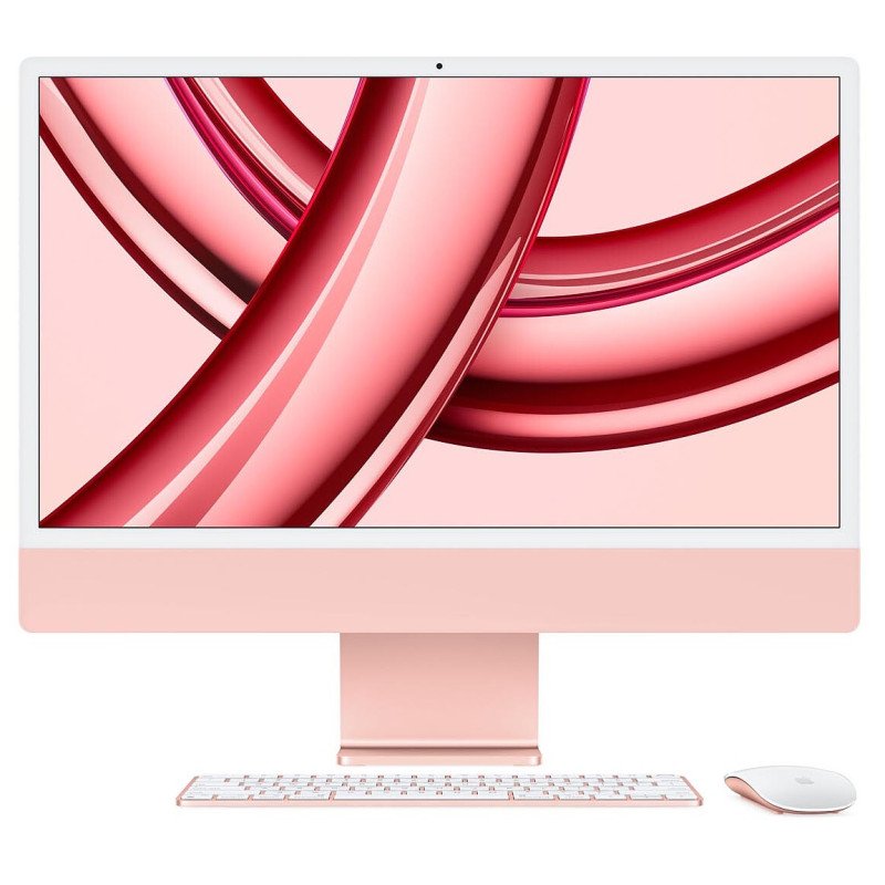 Pc De Bureau Apple Imac M3 2023 24&Prime; 8 GB 256 GB Rose – MQRT3FN/A - Apple