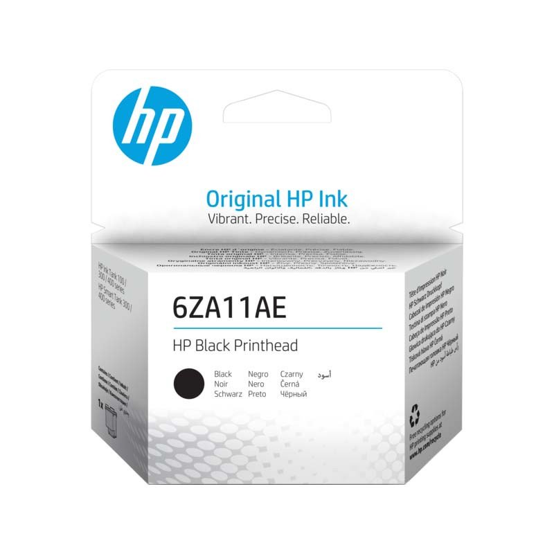 Tête D'impression D'origine HP Noir (6ZA11AE) - HP