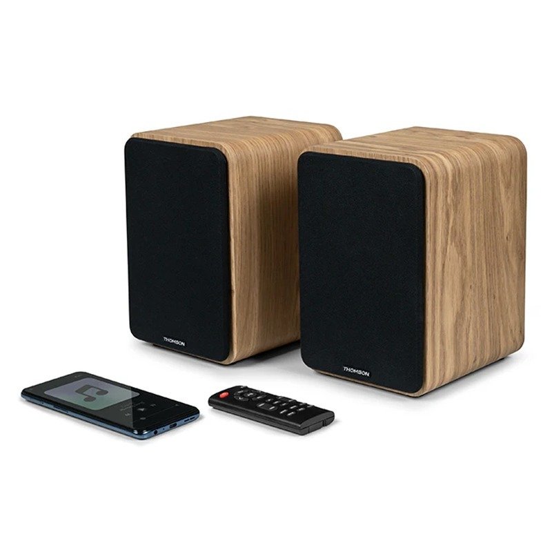 Haut Parleur Résidentielle Thomson Cosy 100w – Bois Clair – Ws602duo
