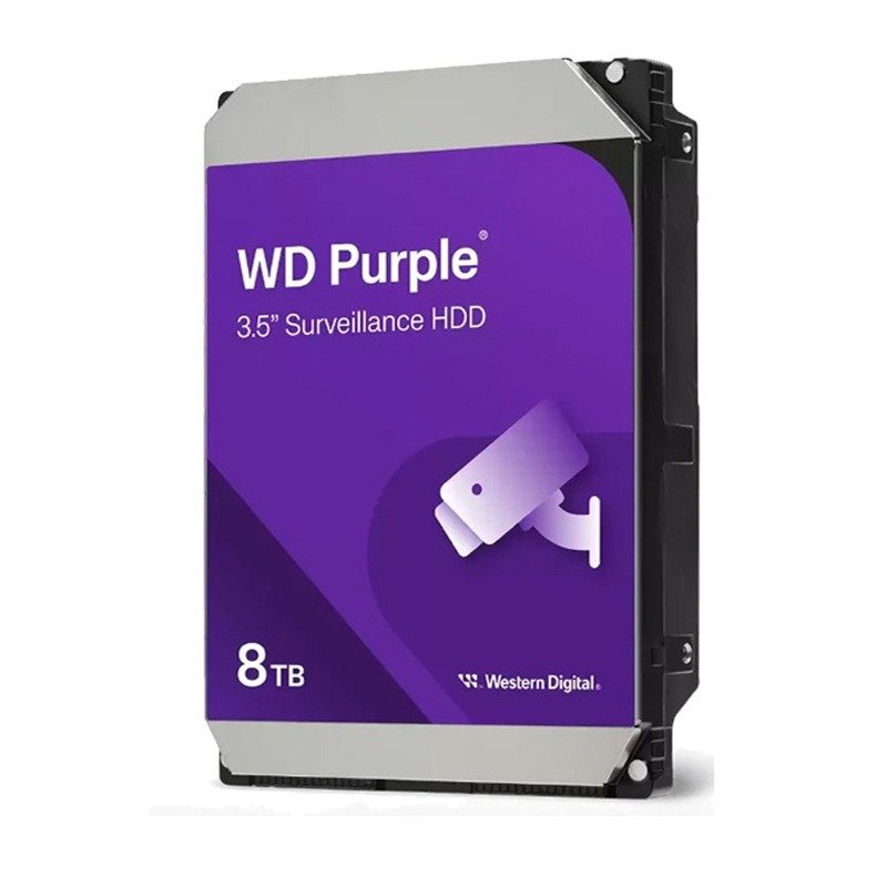 Disque Dur Interne WESTERN DIGITAL Purple 8To SATA III Pour VidéoSurveillance - Western Digital