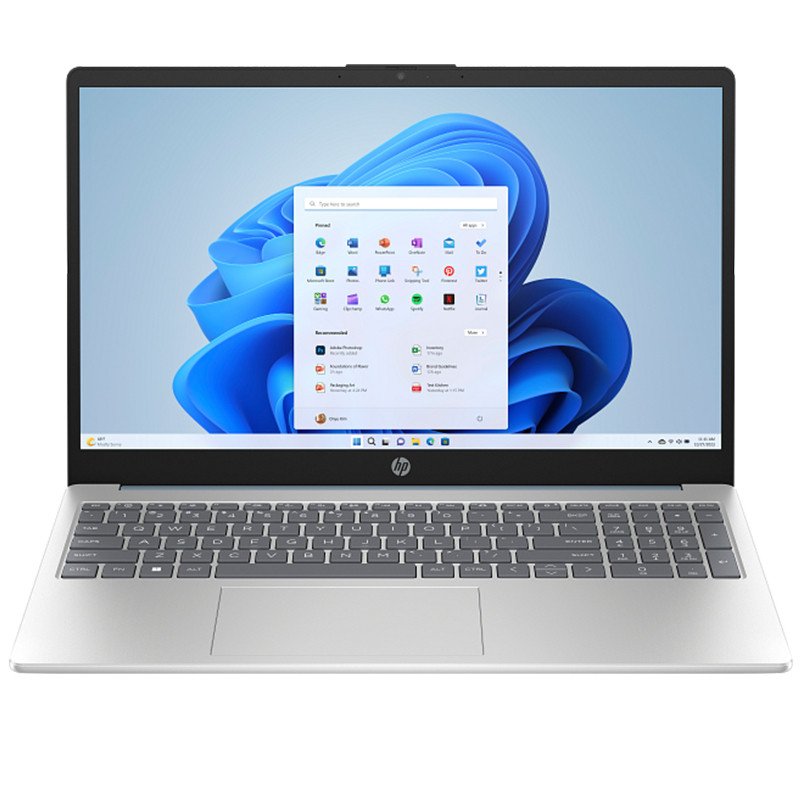 PC Portable HP 15-fd0590nk Intel N100 4Go 256Go SSD – Bleu Clair – CB6C7EA - HP