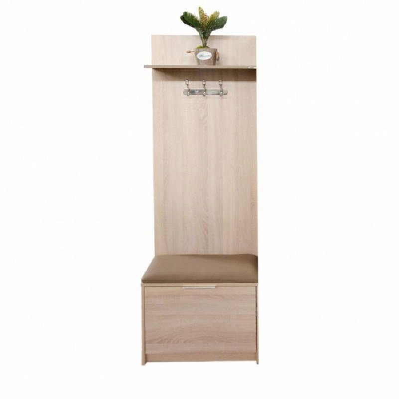 Porte Chaussures Sotufab Square – Chêne Brut & Moka – PC25CB/MK00