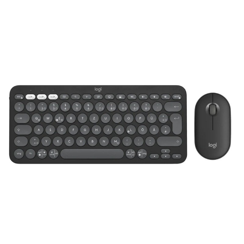 Ensemble Clavier & Souris Sans Fil LOGITECH Combo Pebble 2 - Noir - Logitech