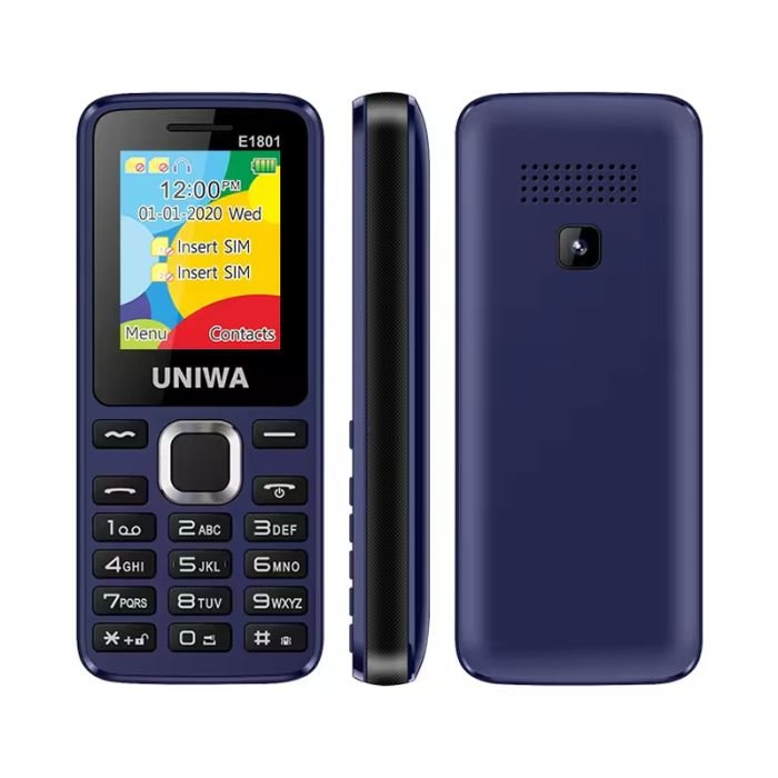 Téléphone Portable Uniwa E1801 – Bleu - Uniwa