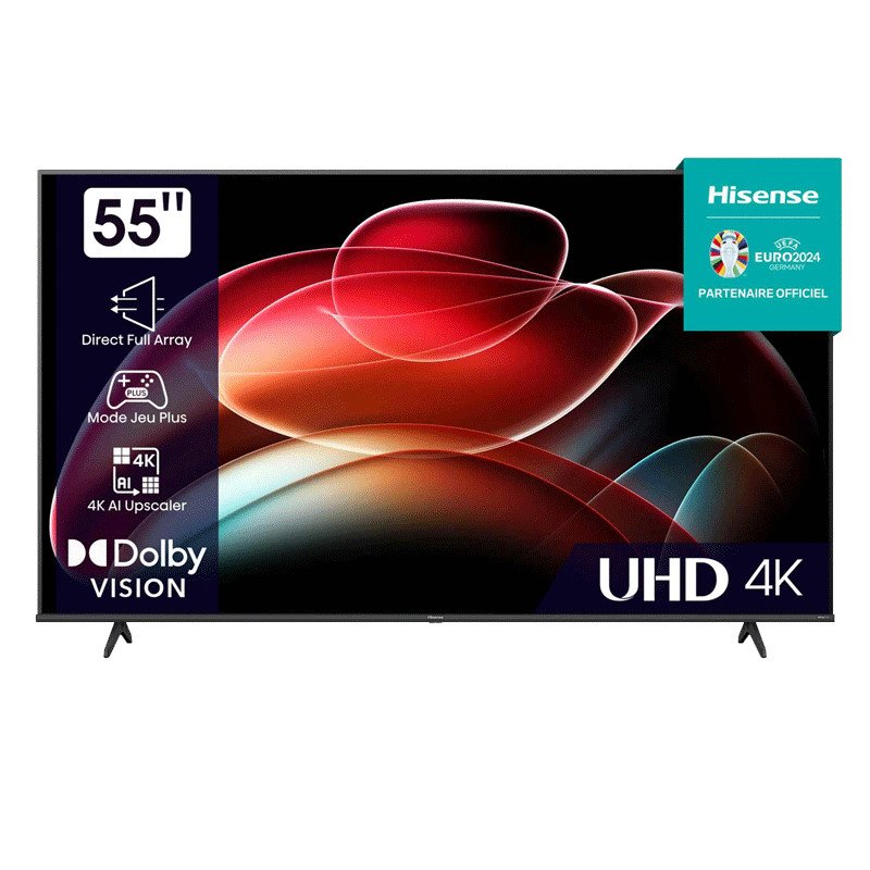Tv Hisense 55A6K 55" UHD 4K Smart Tv Noir - Hisense