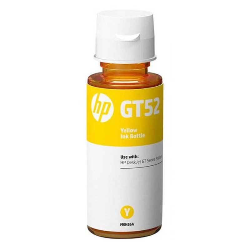 Bouteille D'encre HP GT52 Adaptable 100Ml Jaune - HP