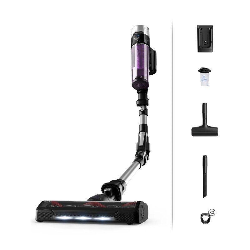 Aspirateur Balai Sans Fil Rowenta X-Force 9.60 RH2037WO Noir &amp; Violet
