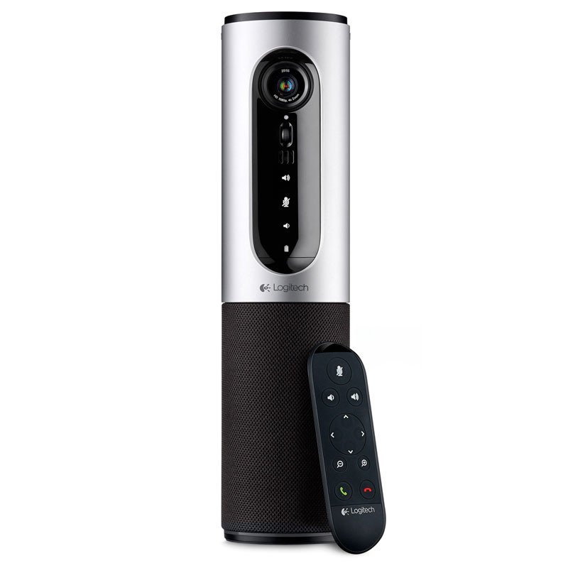 Caméra De Visioconférence Full Hd Logitech Conferencecam Connect – Argent – 960-001034 - Logitech