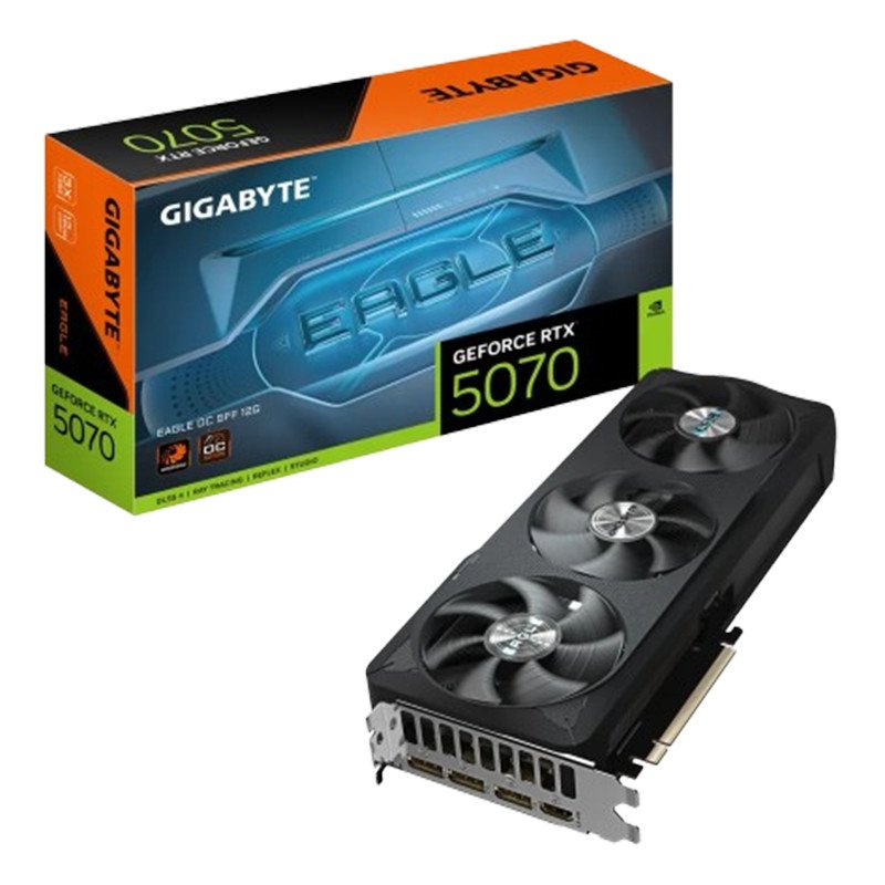 Carte Graphique Gigabyte GeForce RTX 5070 12Go Eagle OC SFF GDDR7 – GV-N5070EAGLE-OC-12GD - Gigabyte