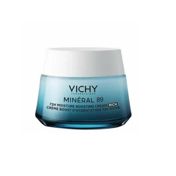 VICHY MINERAL 89 creme boost d’hydratation 72H riche 50ml - Vichy