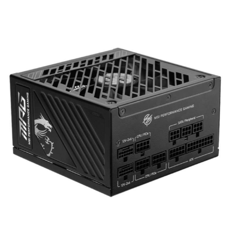 Bloc D'Alimentation Gamer MSI MPG A1250GS 80 Plus Gold Noir - MSI