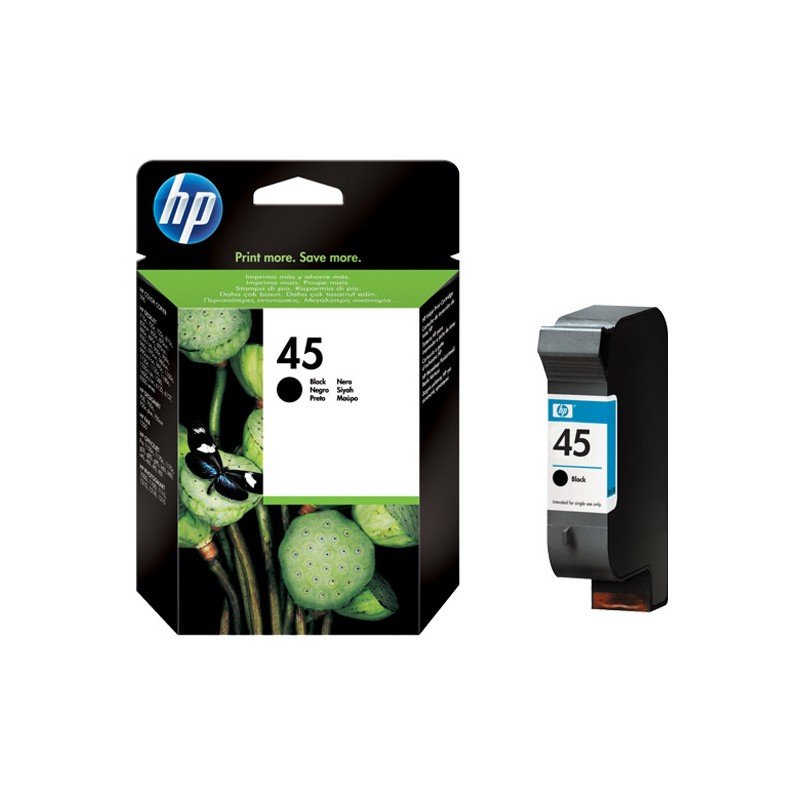 Cartouche jet d&rsquo;encre Original HP 45A Noir – 51645AE - HP