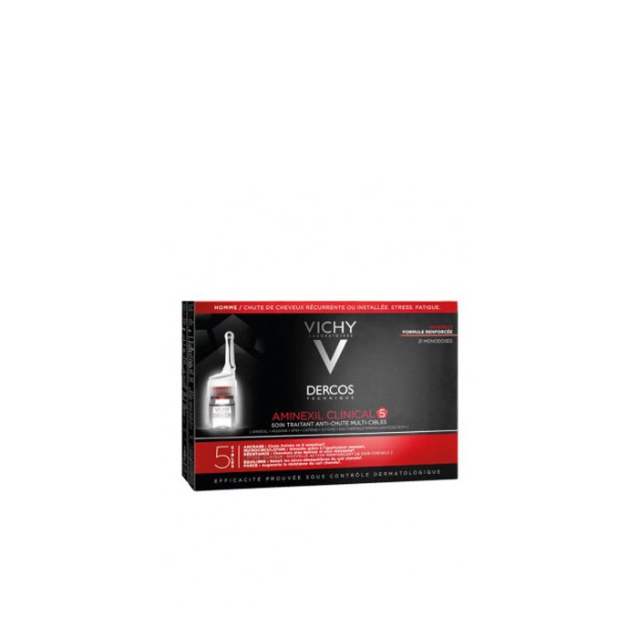 Vichy Dercos Aminexil Clinical 5 Homme 21 Ampoules - Vichy