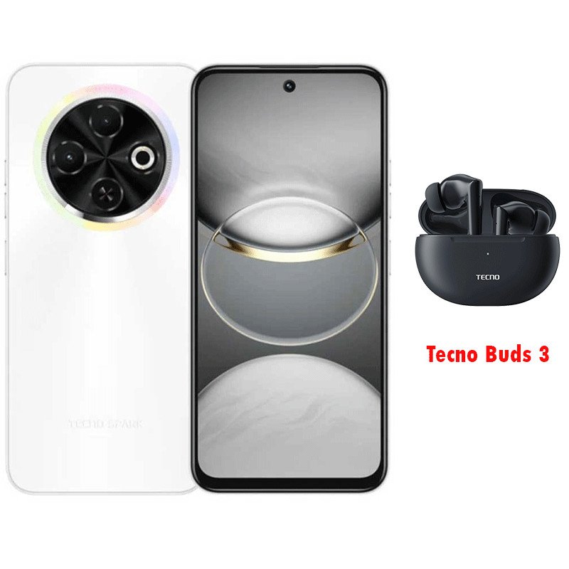 Smartphone Tecno Spark 30C 6Go – 128Go – Blanc - Tecno