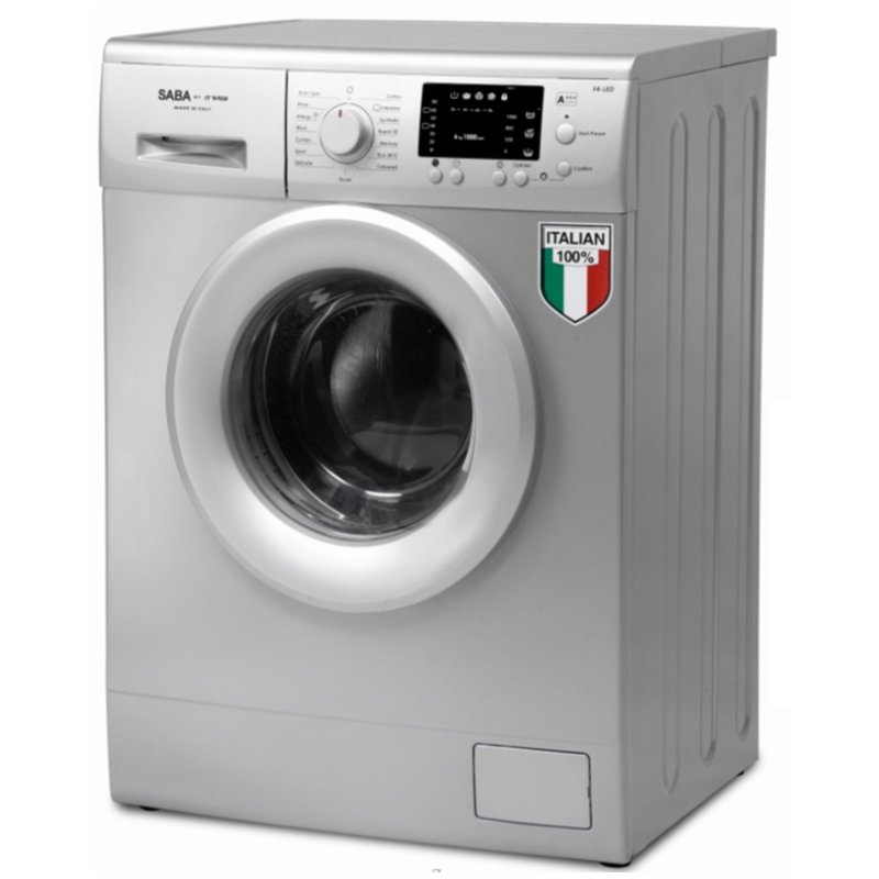 Machine à Laver Frontale Saba 6 Kg FS610SL Silver
