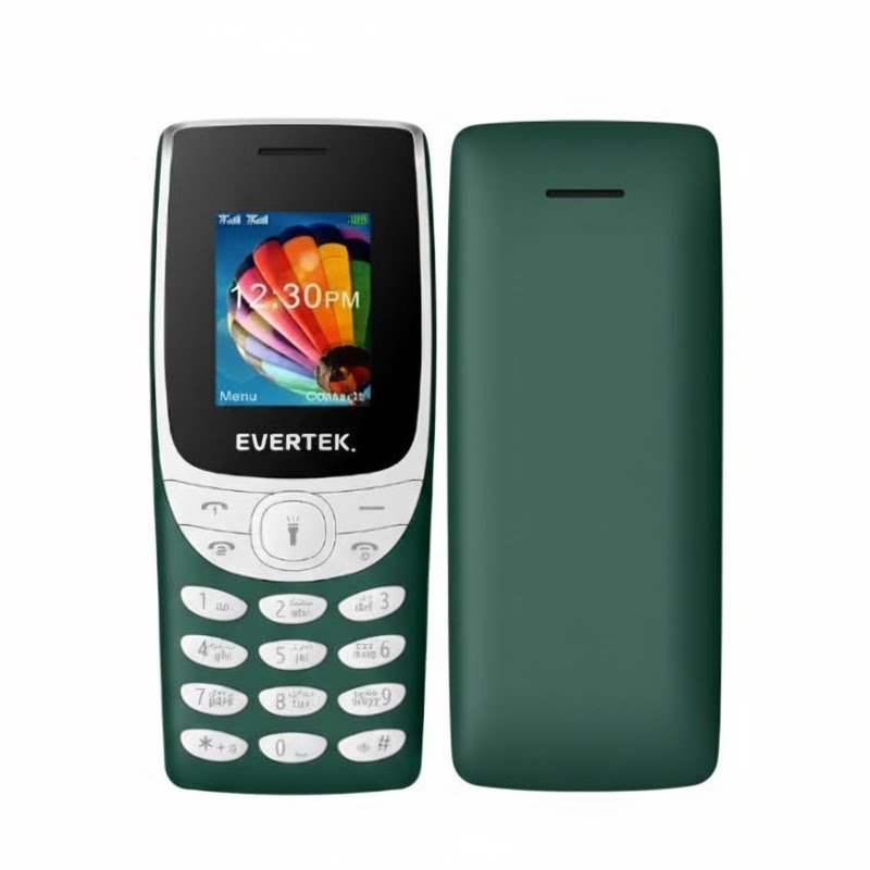 Téléphone Portable EVERTEK E3218 - Vert - Evertek