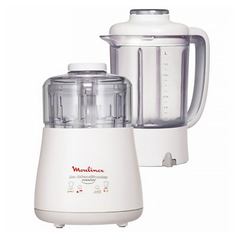 Mini Hachoir MOULINEX DPA241 1000W - Blanc - Moulinex