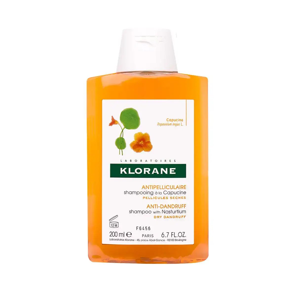 Klorane Shampooing Antipelliculaire à La Capucine 200ml - Klorane