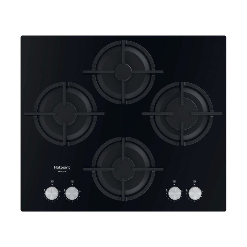 Plaque de Cuisson Ariston AGS61S/BK 60 cm Verre Noir - Ariston