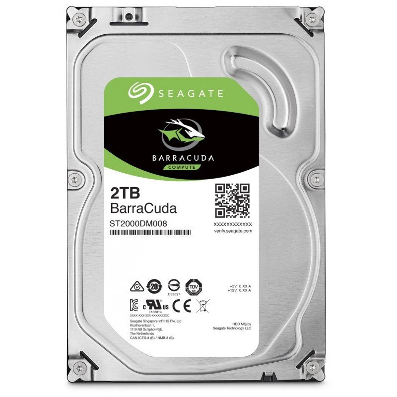 Disque Dur Interne Seagate BarraCuda 2To 3.5" - Seagate