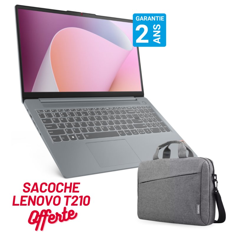 Pc Portable Lenovo Ideapad Slim 3 15ABR8 Amd Ryzen 7 16GB 512GB Ssd – Gris- 82XM00H6FG - Lenovo