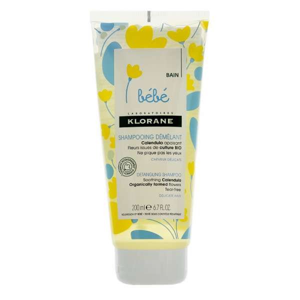 KLORANE BEBE SHAMPOOING DOUX DEMELANT 200ML | Tunisie - Klorane