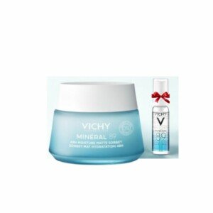 Vichy Mineral 89 Sorbet Mat Hydratation 72H 50ml+Mineral Booster 89 Serum 10ml (Offert) - Vichy